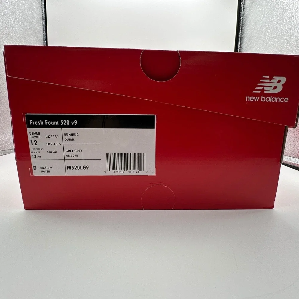 New Balance Fresh Foam 520‎ v9 Running Shoes Mens 12 D Gray Matter Sneaker NEW